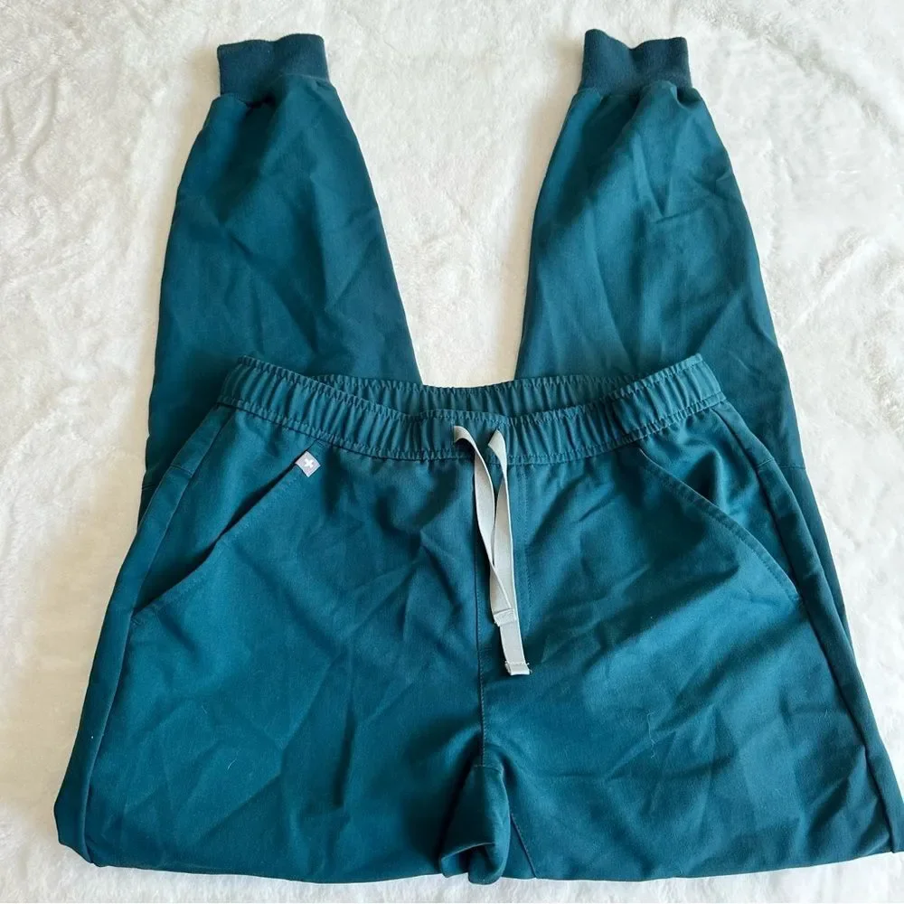 Figs Men’s Tansen Jogger Scrub Pants Teal Size Small